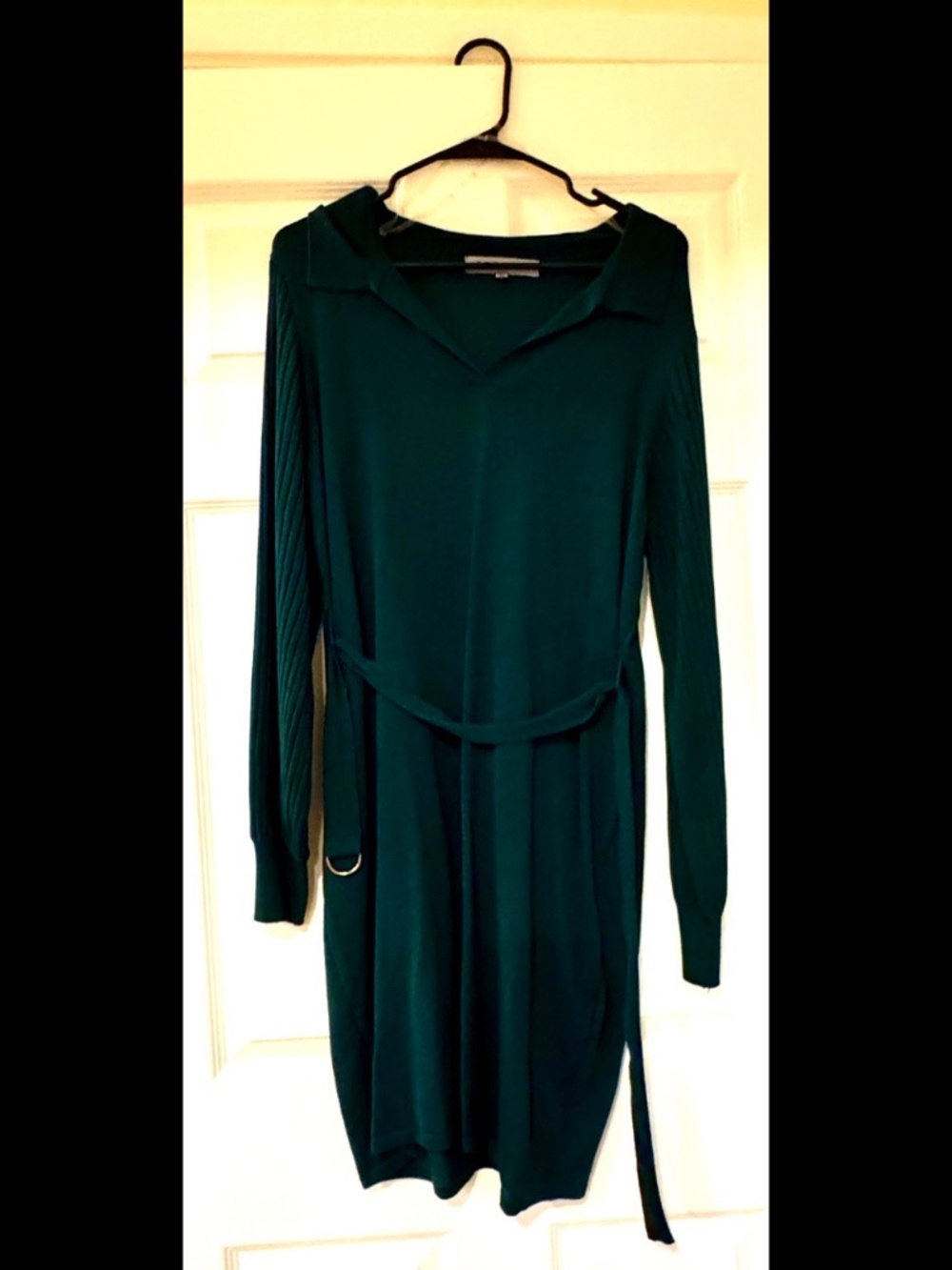 Forest Green Long Sleeve Dress